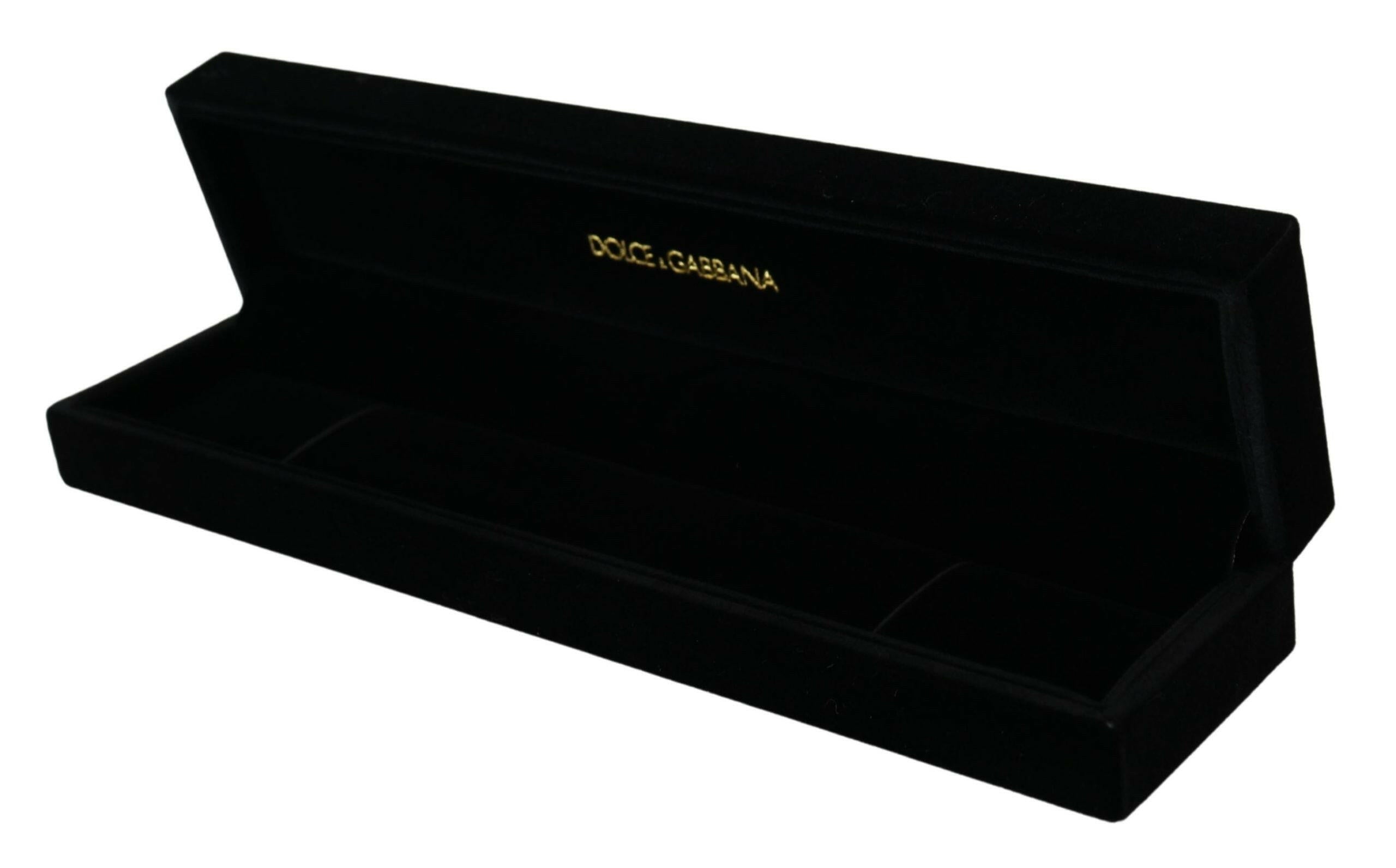 Dolce & Gabbana Black Velvet Logo Plaque Storage Bracelet Jewelry Box -   -  Dolce & Gabbana.