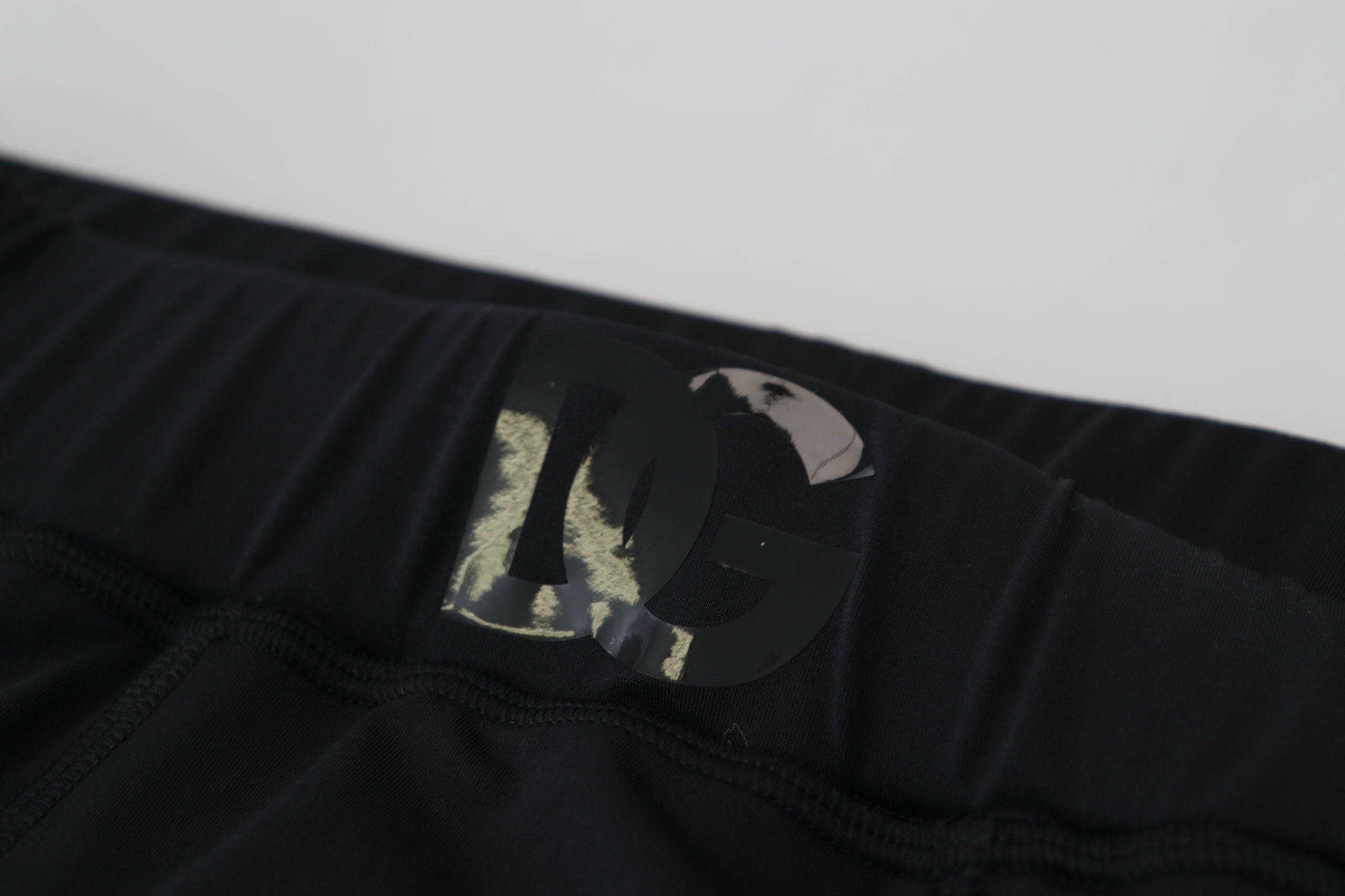 Dolce & Gabbana Black Nylon Slim Fit Stretch Pants -   -  Dolce & Gabbana.