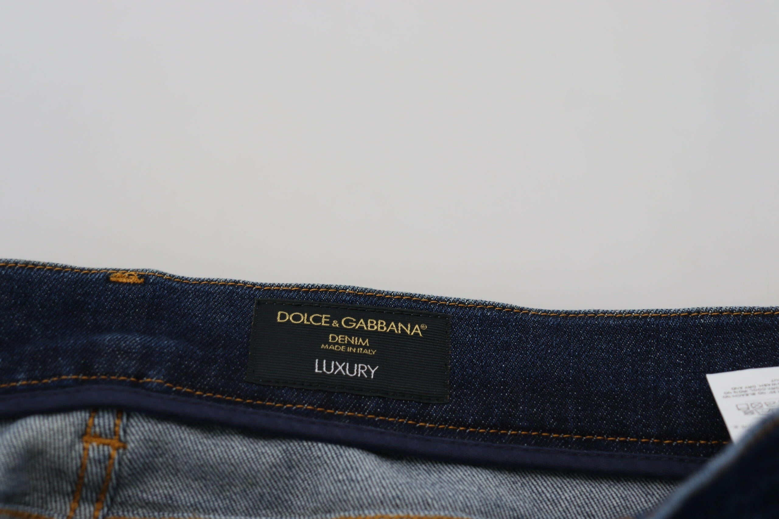 Dolce & Gabbana Blue Washed Cotton Casual Denim Jeans -   -  Dolce & Gabbana.