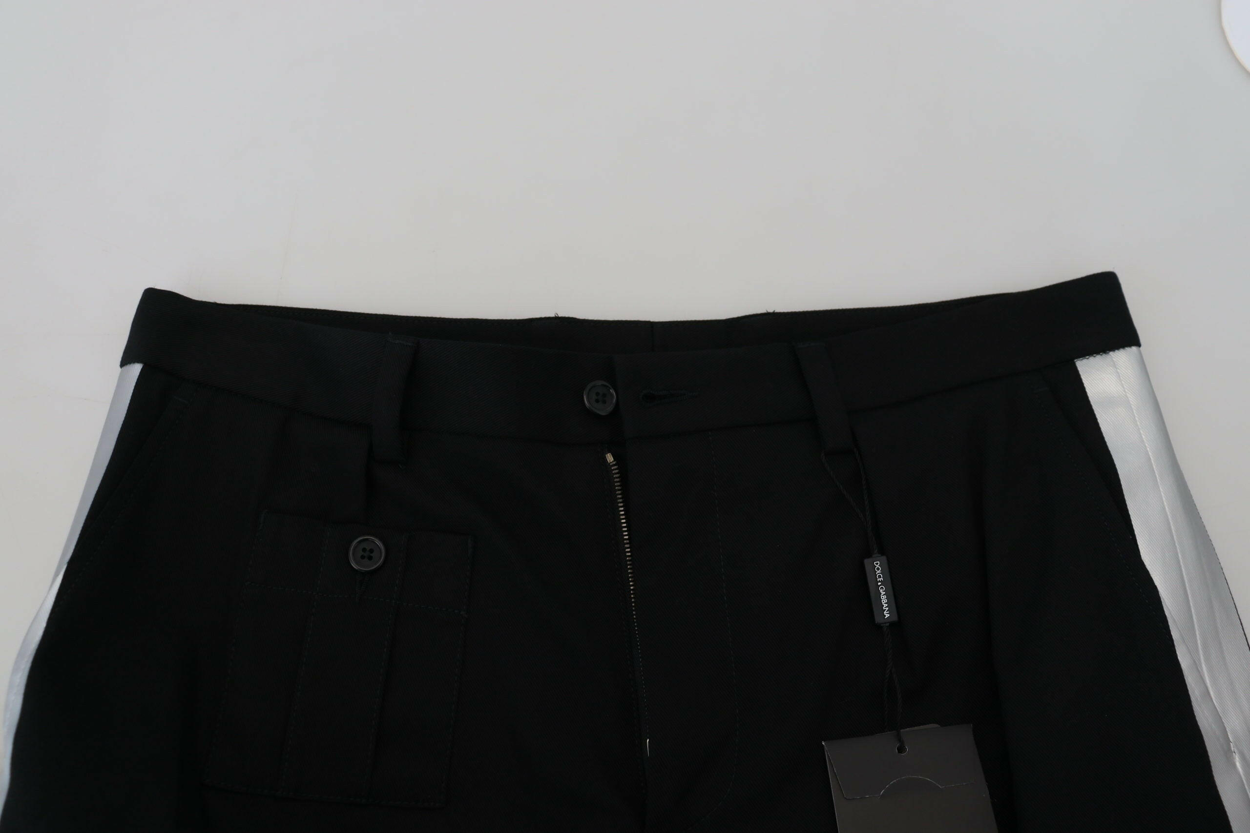Dolce & Gabbana Black Bermuda Cargo Casual Shorts -   -  Dolce & Gabbana.