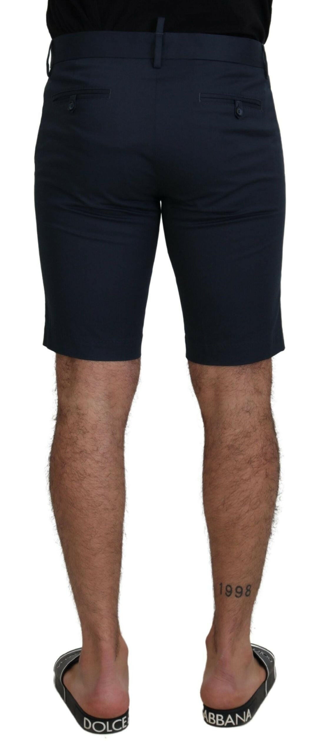 Dolce & Gabbana Blue Bermuda Low Waist Men Shorts -   -  Dolce & Gabbana.