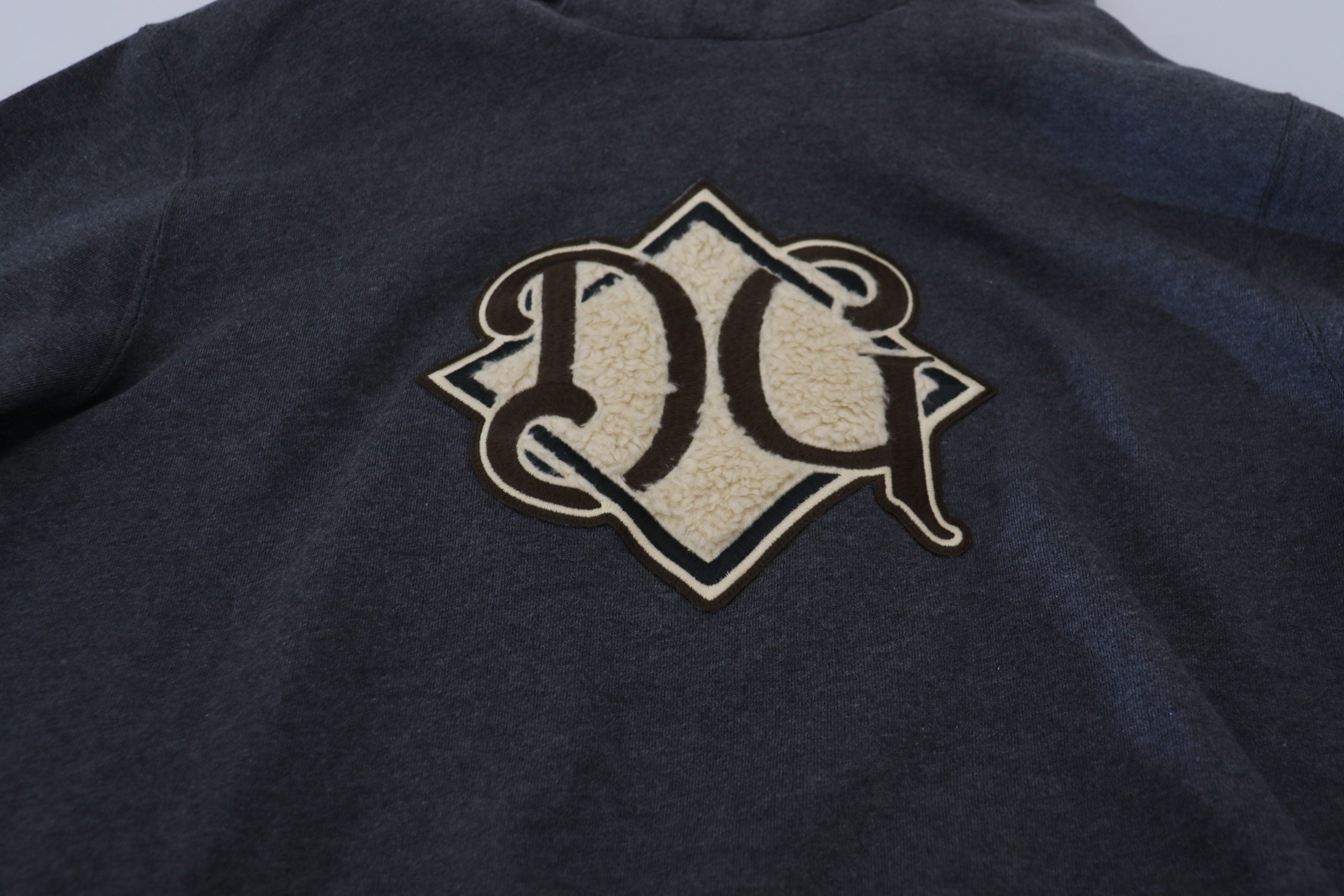 Dolce & Gabbana Gray Logo Cotton Hooded Sweatshirt Sweater -   -  Dolce & Gabbana.