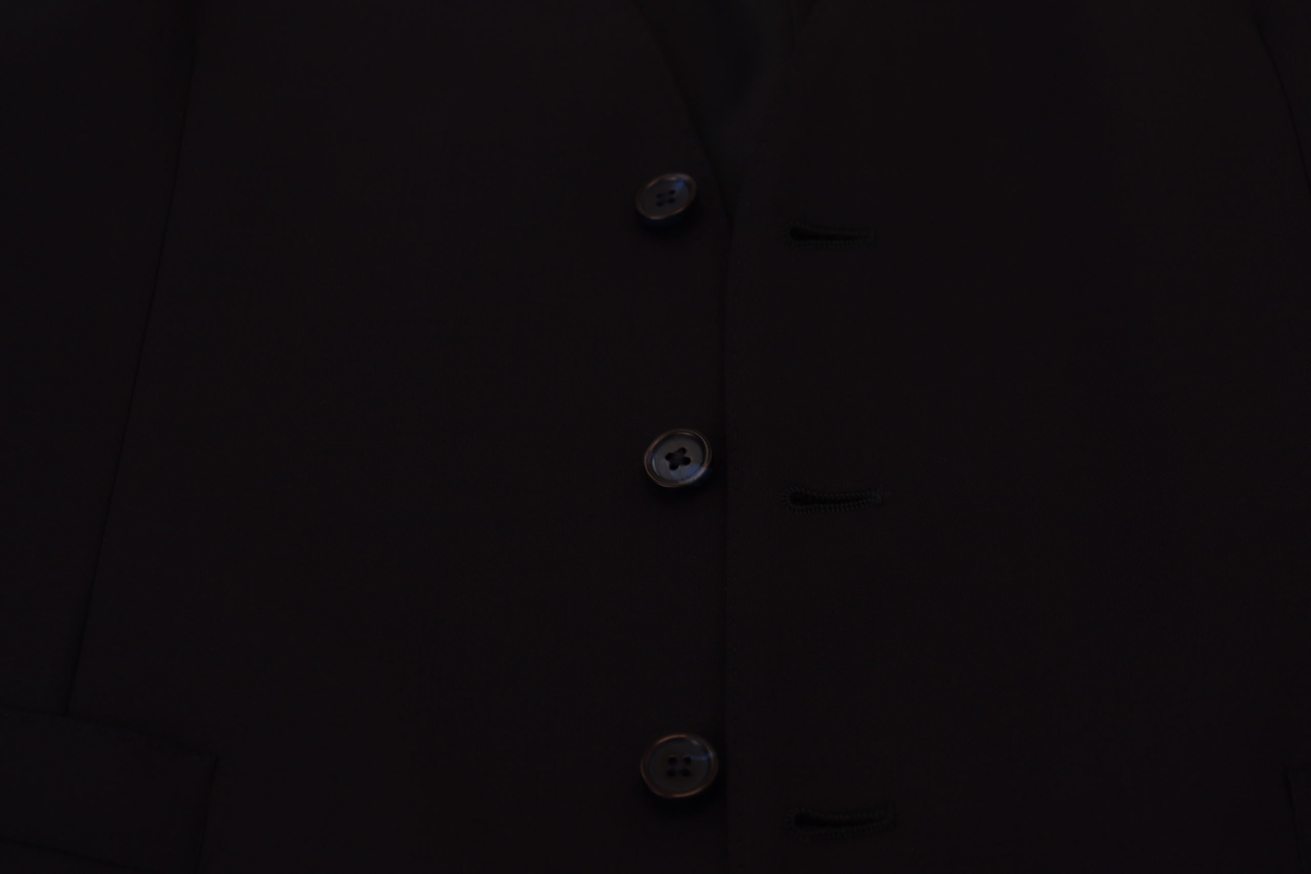 Dolce & Gabbana Dark Blue Wool Stretch Waistcoat Formal Vest -  Vests for Men Suits -  Dolce & Gabbana.
