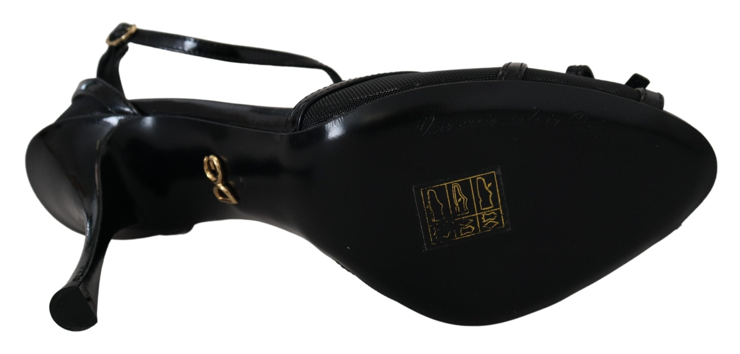 Dolce & Gabbana Black Stiletto High Heels Sandals Shoes -   -  Dolce & Gabbana.