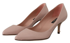 Dolce & Gabbana Pink Patent Leather Kitten Heels Pumps Shoes -   -  Dolce & Gabbana.