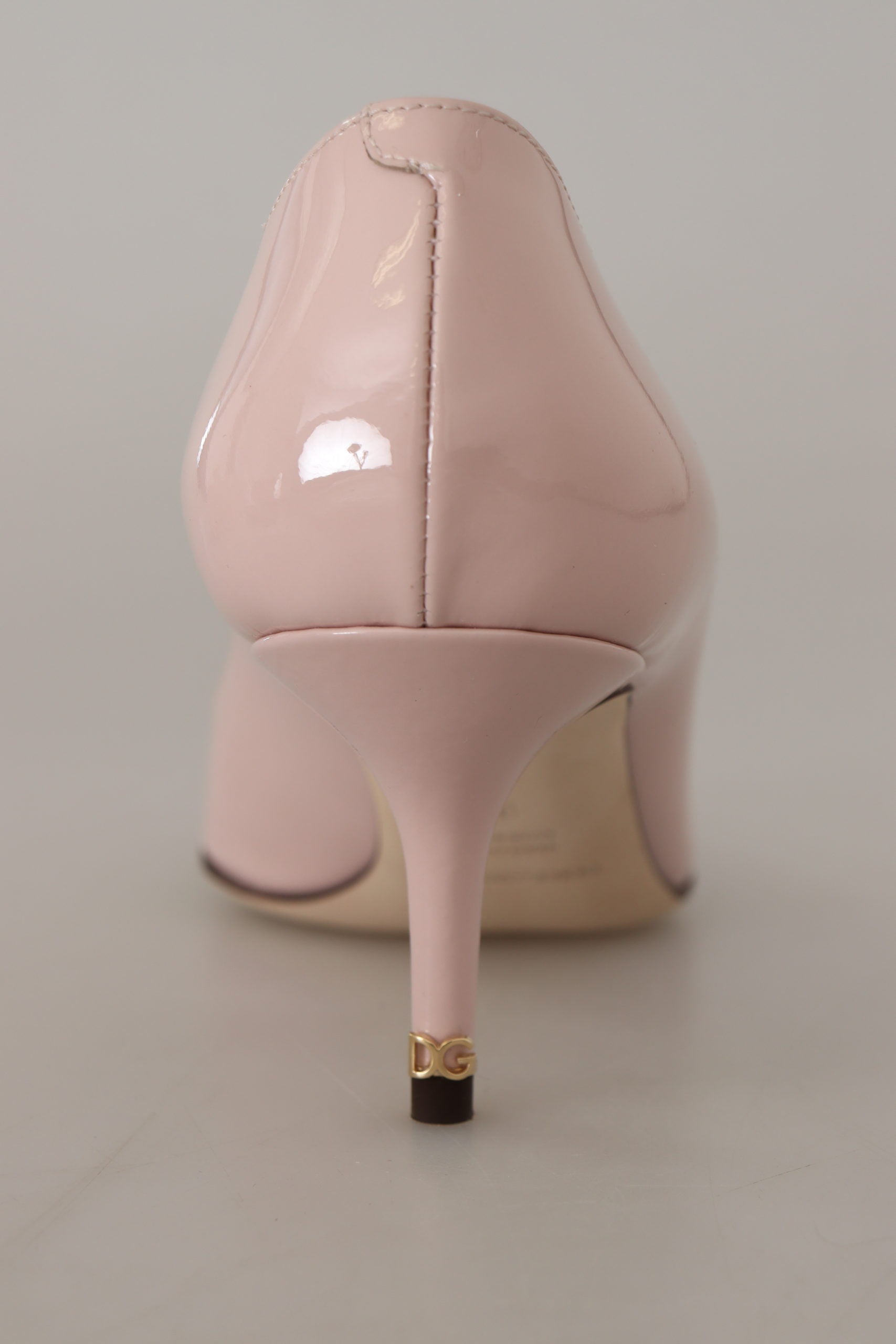 Dolce & Gabbana Pink Patent Leather Kitten Heels Pumps Shoes -   -  Dolce & Gabbana.