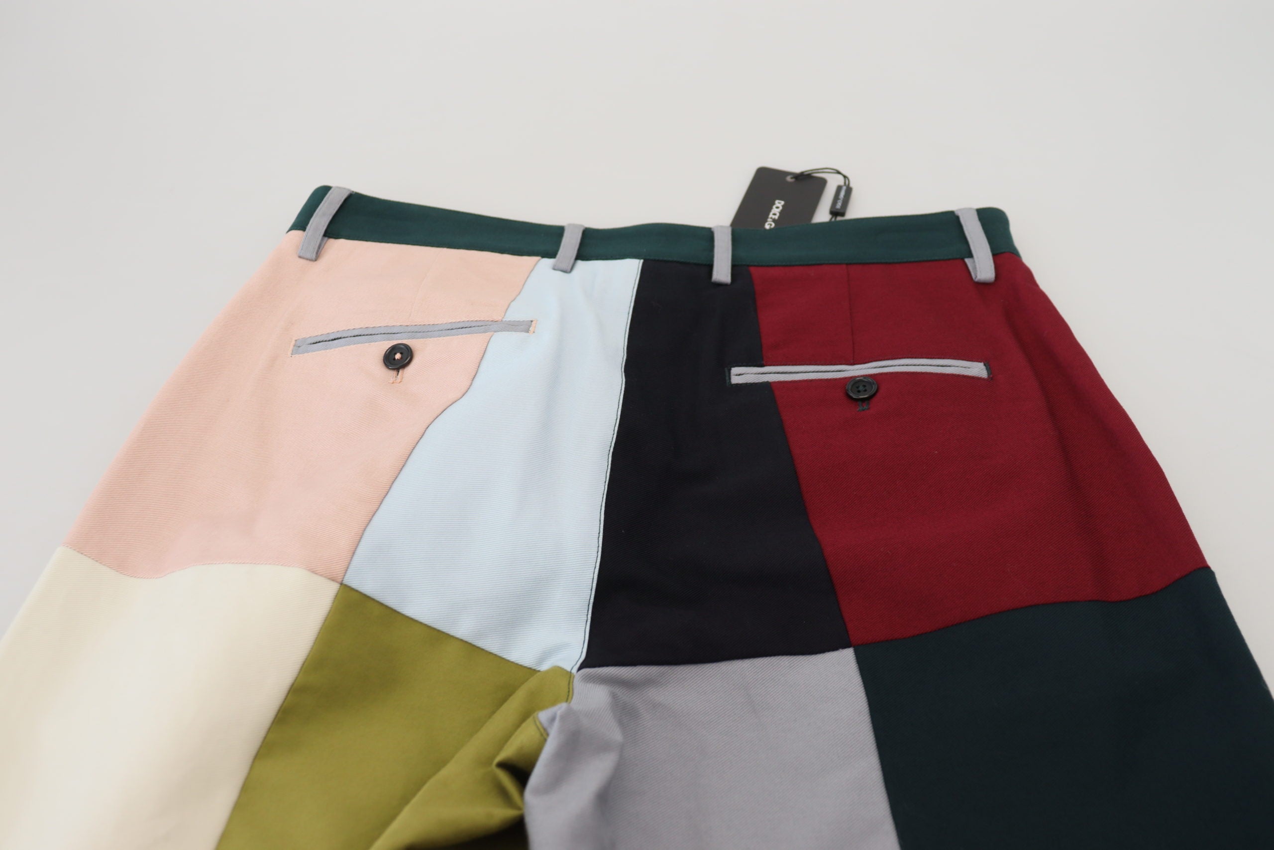 Dolce & Gabbana Multicolor Cotton Patchwork Pants -   -  Dolce & Gabbana.