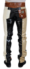 Dolce & Gabbana Multicolor Shining Slim Fit Men Denim Jeans -   -  Dolce & Gabbana.