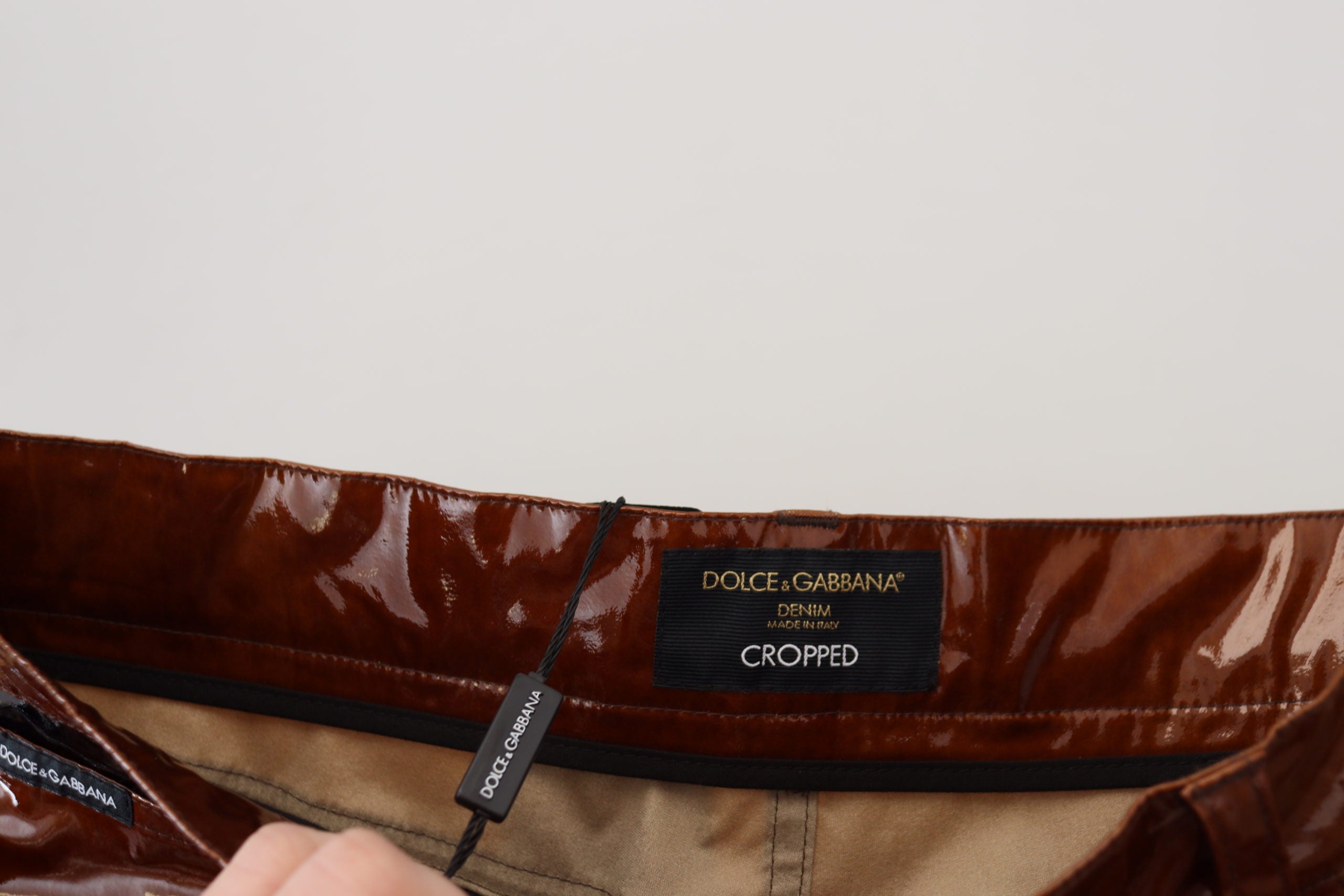 Dolce & Gabbana Multicolor Shining Slim Fit Men Denim Jeans -   -  Dolce & Gabbana.