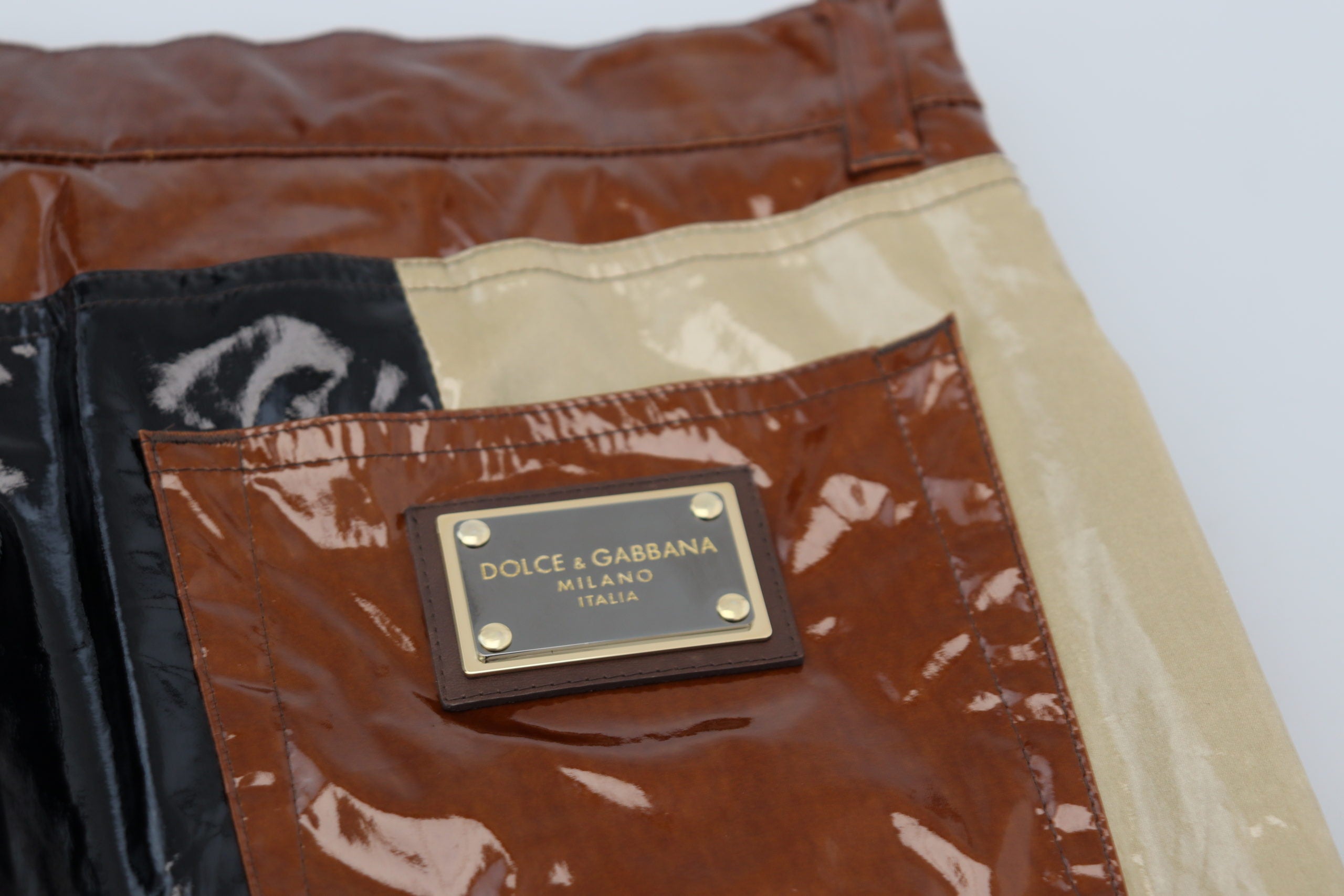 Dolce & Gabbana Multicolor Shining Slim Fit Men Denim Jeans -   -  Dolce & Gabbana.