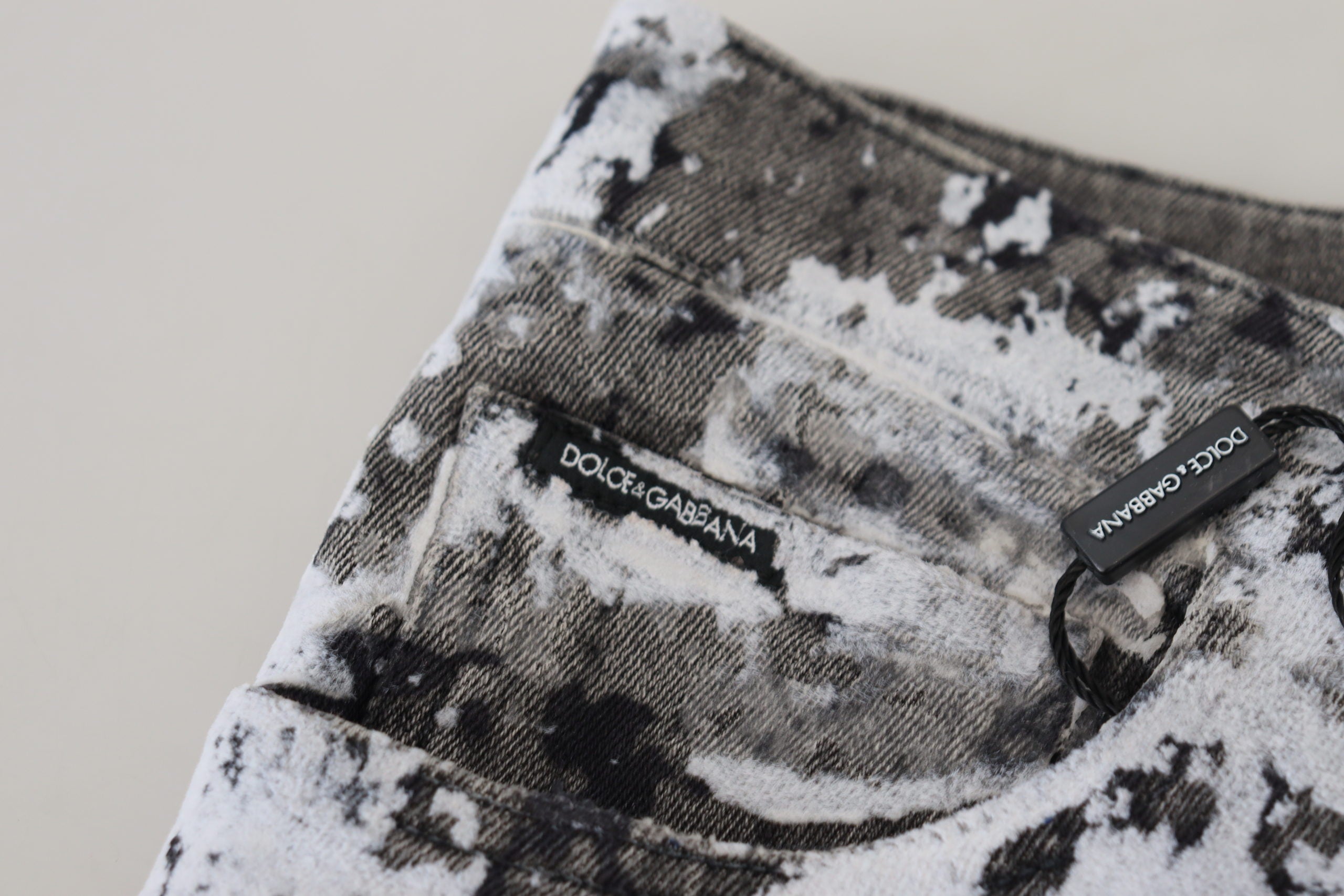 Dolce & Gabbana Multicolor Cotton Tie Dye Skinny Denim Jeans -   -  Dolce & Gabbana.