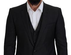 Dolce & Gabbana Gray MARTINI 3 Piece Slim Fit Suit -   -  Dolce & Gabbana.