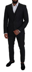 Dolce & Gabbana Gray MARTINI 3 Piece Slim Fit Suit -   -  Dolce & Gabbana.