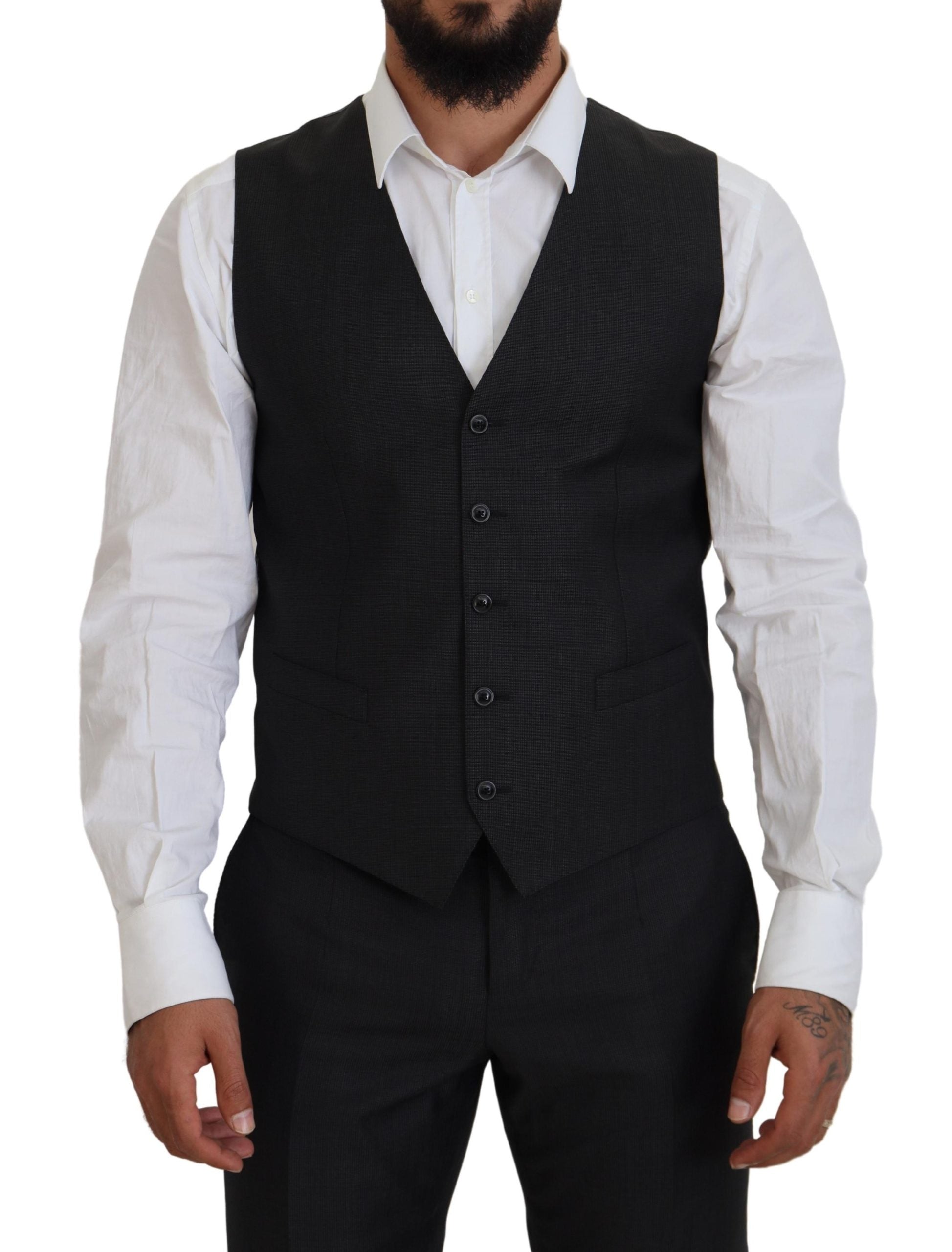 Dolce & Gabbana Gray MARTINI 3 Piece Slim Fit Suit -   -  Dolce & Gabbana.