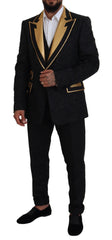 Dolce & Gabbana Black Gold Fantasy Tuxedo Slim Fit Suit -   -  Dolce & Gabbana.