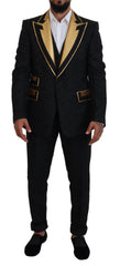 Dolce & Gabbana Black Gold Fantasy Tuxedo Slim Fit Suit -   -  Dolce & Gabbana.