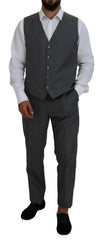 Dolce & Gabbana Gray MARTINI 3 Piece Slim Fit Suit -   -  Dolce & Gabbana.