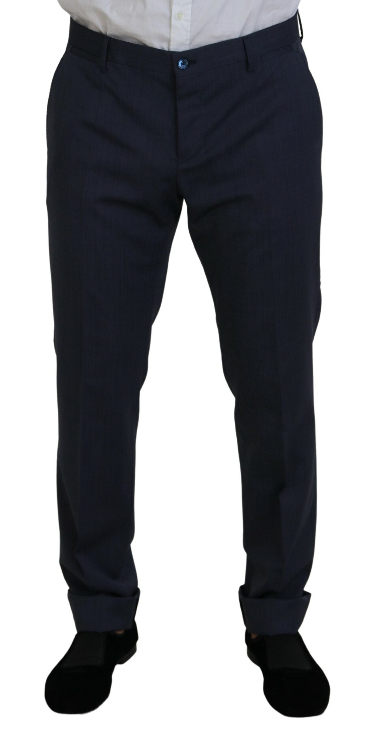 Dolce & Gabbana Blue Wool MARTINI 2 Piece Slim Fit Suit -   -  Dolce & Gabbana.