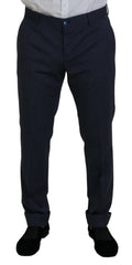 Dolce & Gabbana Blue Wool MARTINI 2 Piece Slim Fit Suit -   -  Dolce & Gabbana.