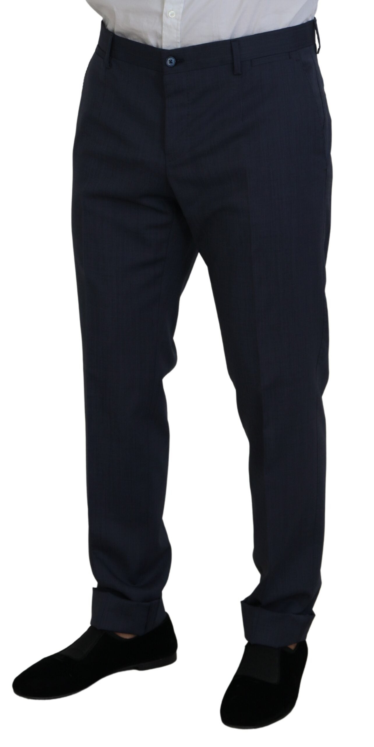 Dolce & Gabbana Blue Wool MARTINI 2 Piece Slim Fit Suit -   -  Dolce & Gabbana.
