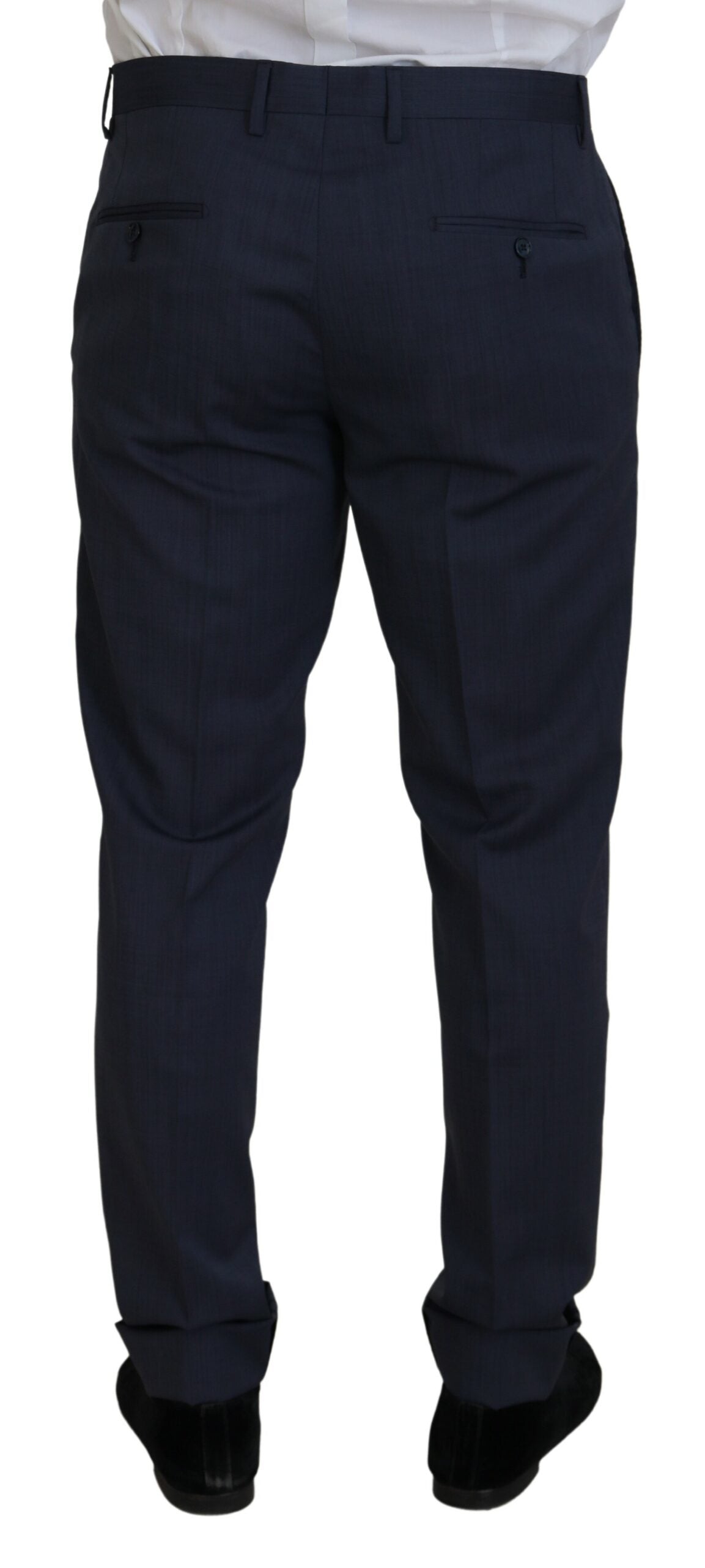Dolce & Gabbana Blue Wool MARTINI 2 Piece Slim Fit Suit -   -  Dolce & Gabbana.