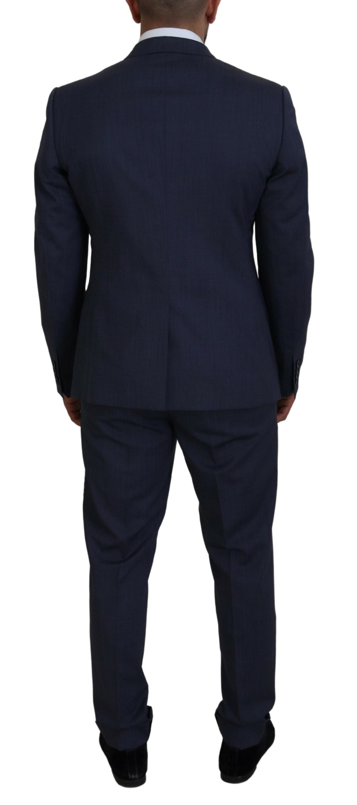 Dolce & Gabbana Blue Wool MARTINI 2 Piece Slim Fit Suit -   -  Dolce & Gabbana.