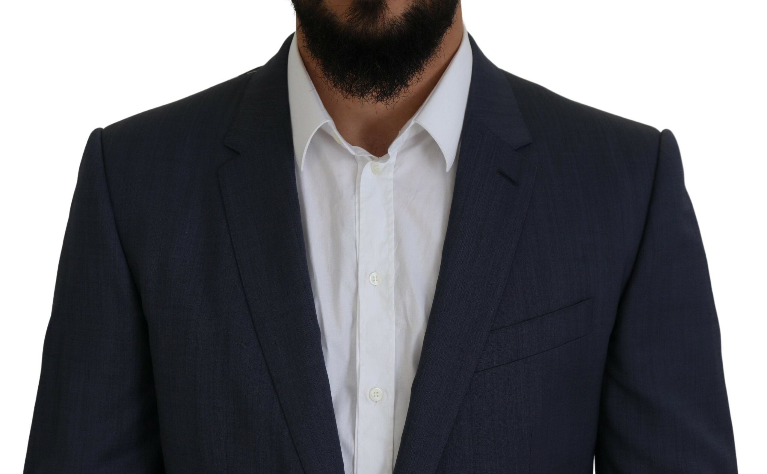 Dolce & Gabbana Blue Wool MARTINI 2 Piece Slim Fit Suit -   -  Dolce & Gabbana.