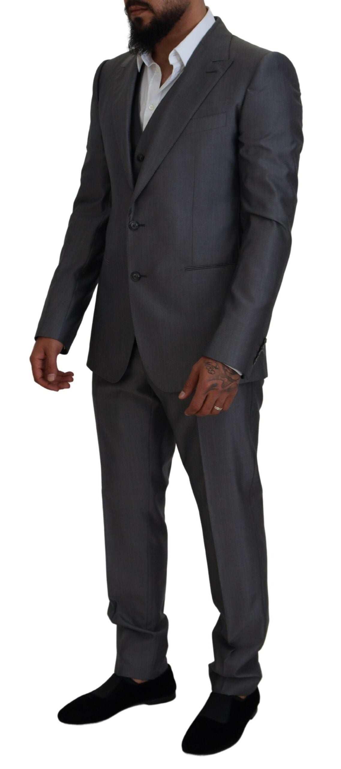 Dolce & Gabbana Gray SICILIA 3 Piece Slim Fit Suit -   -  Dolce & Gabbana.