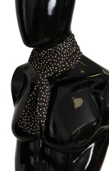 Dolce & Gabbana Brown Polka Dot Men Scarf Neck Wrap Shawl Scarf -   -  Dolce & Gabbana.