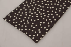 Dolce & Gabbana Brown Polka Dot Men Scarf Neck Wrap Shawl Scarf -   -  Dolce & Gabbana.