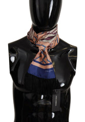 Dolce & Gabbana Multicolor Patterned Seashell DG Logo Shawl Fringe Scarf -   -  Dolce & Gabbana.