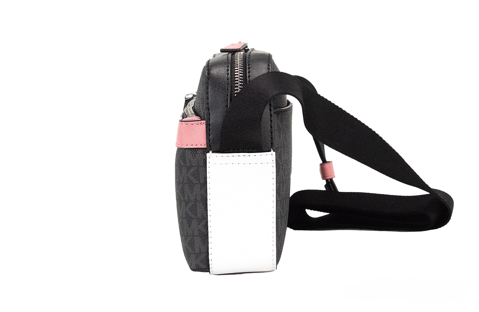 Michael Kors Cooper Small Black Pink Signature PVC Utility Crossbody Bag -  Luxury Cross Body Bag for Women -  Michael Kors.