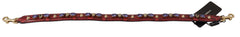 Dolce & Gabbana Red Exotic Leather Crystals Bag Shoulder Strap -   -  Dolce & Gabbana.