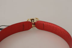 Dolce & Gabbana Beige Exotic Leather Crystals Shoulder Strap -   -  Dolce & Gabbana.