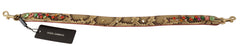 Dolce & Gabbana Beige Exotic Leather Crystals Shoulder Strap -   -  Dolce & Gabbana.