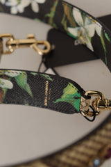 Dolce & Gabbana Beige Exotic Leather Crystals Reversible Shoulder Strap -   -  Dolce & Gabbana.