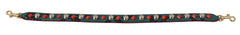Dolce & Gabbana Green Crystals Leather Bag Shoulder Strap -   -  Dolce & Gabbana.