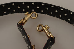 Dolce & Gabbana Red Python Leather Crystals Reversible Shoulder Strap -   -  Dolce & Gabbana.