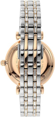 Emporio Armani Elegant Two-Tone Crystal Pave Watch -   -  Emporio Armani.
