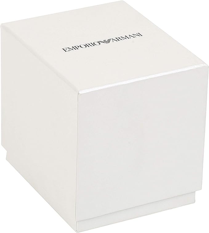 Emporio Armani Elegant Two-Tone Crystal Pave Watch -   -  Emporio Armani.