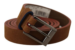 Dolce & Gabbana Brown Logo Engraved Metal Waist Buckle Belt -   -  Dolce & Gabbana.