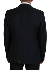 Dolce & Gabbana Dark Blue Wool Formal Sicilia Blazer -   -  Dolce & Gabbana.