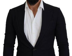 Dolce & Gabbana Blue Wool Formal Taormina Blazer -   -  Dolce & Gabbana.