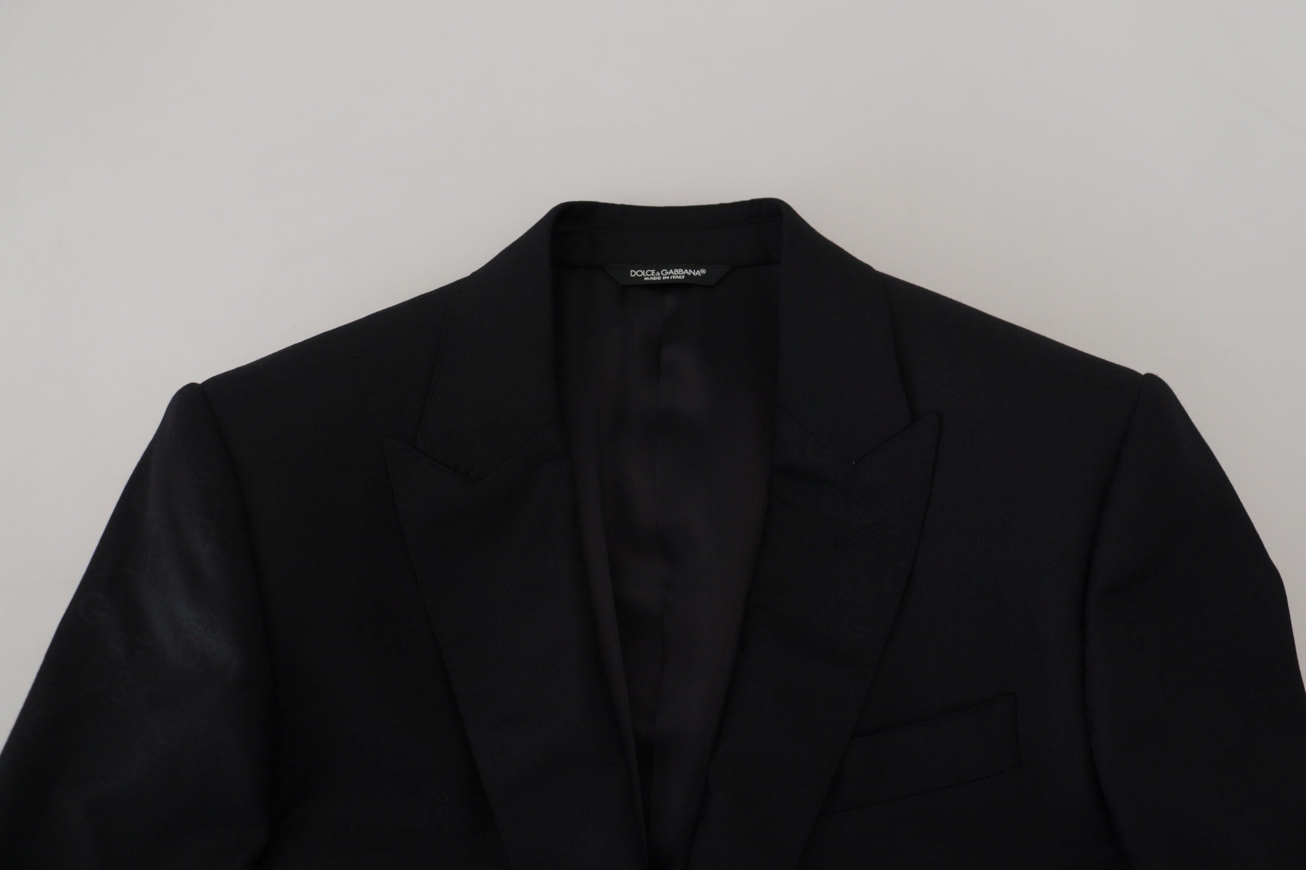 Dolce & Gabbana Black Wool Formal Coat Martini Blazer -   -  Dolce & Gabbana.