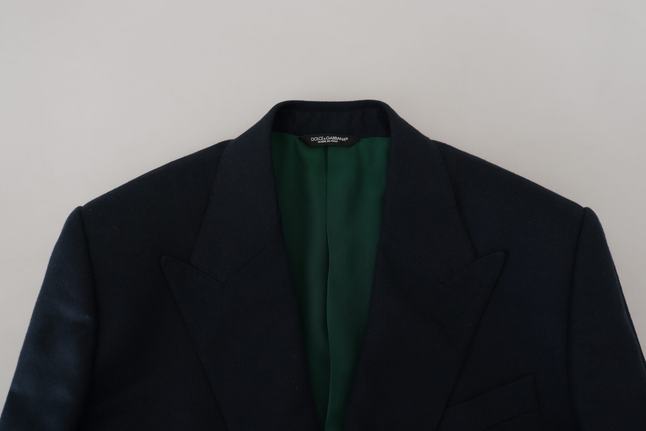 Dolce & Gabbana Blue Double Breasted Formal Coat Blazer -   -  Dolce & Gabbana.