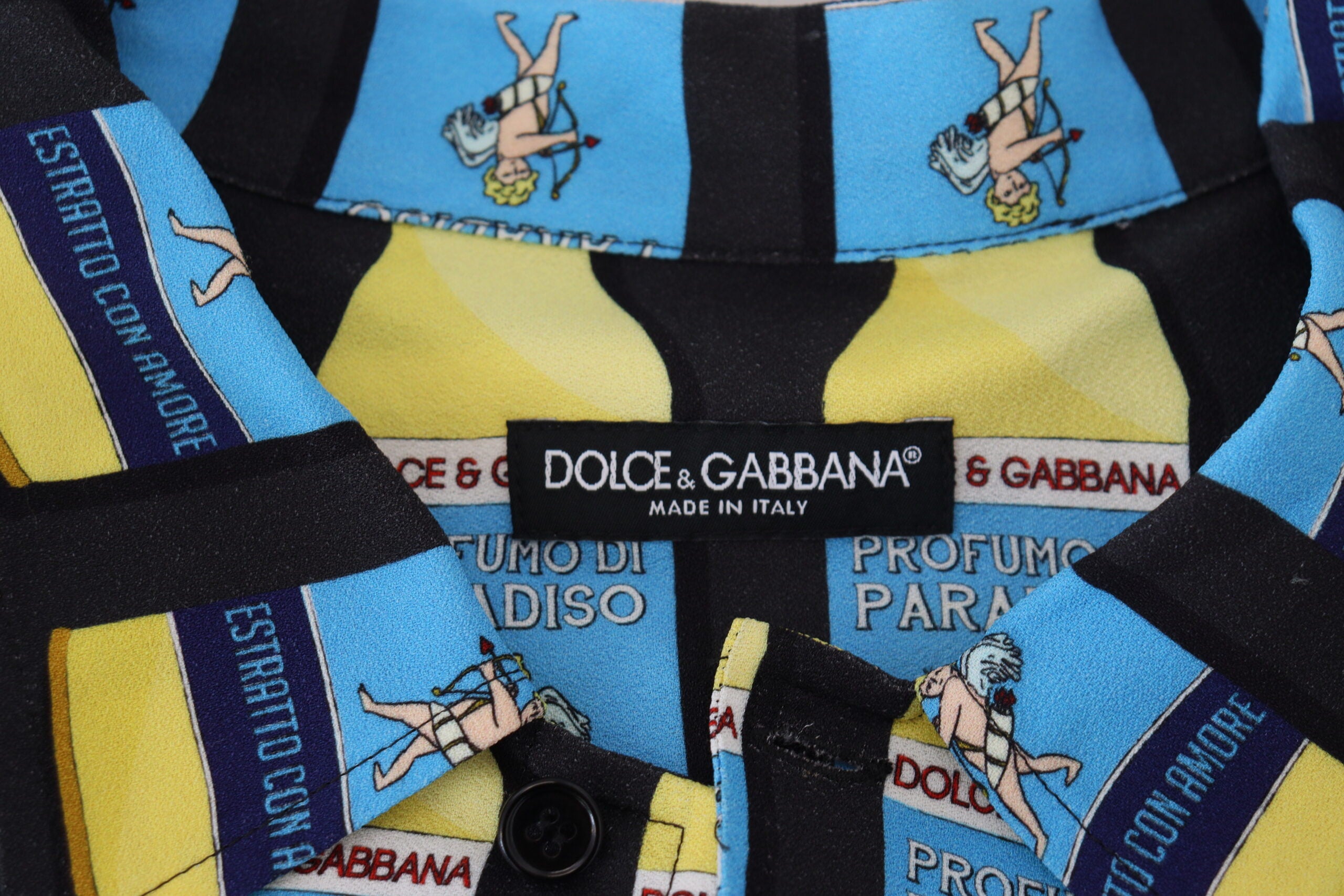Dolce & Gabbana Multicolor Printed Viscose Casual Shirt -   -  Dolce & Gabbana.