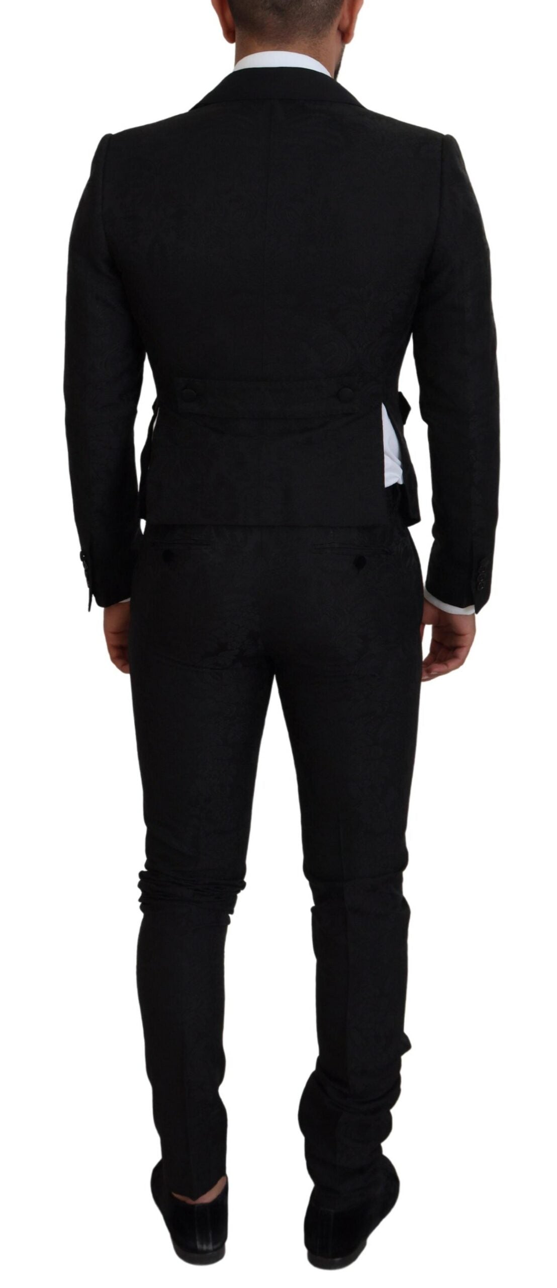 Dolce & Gabbana Black Polyester Men 2 Piece MARTINI Suit -   -  Dolce & Gabbana.
