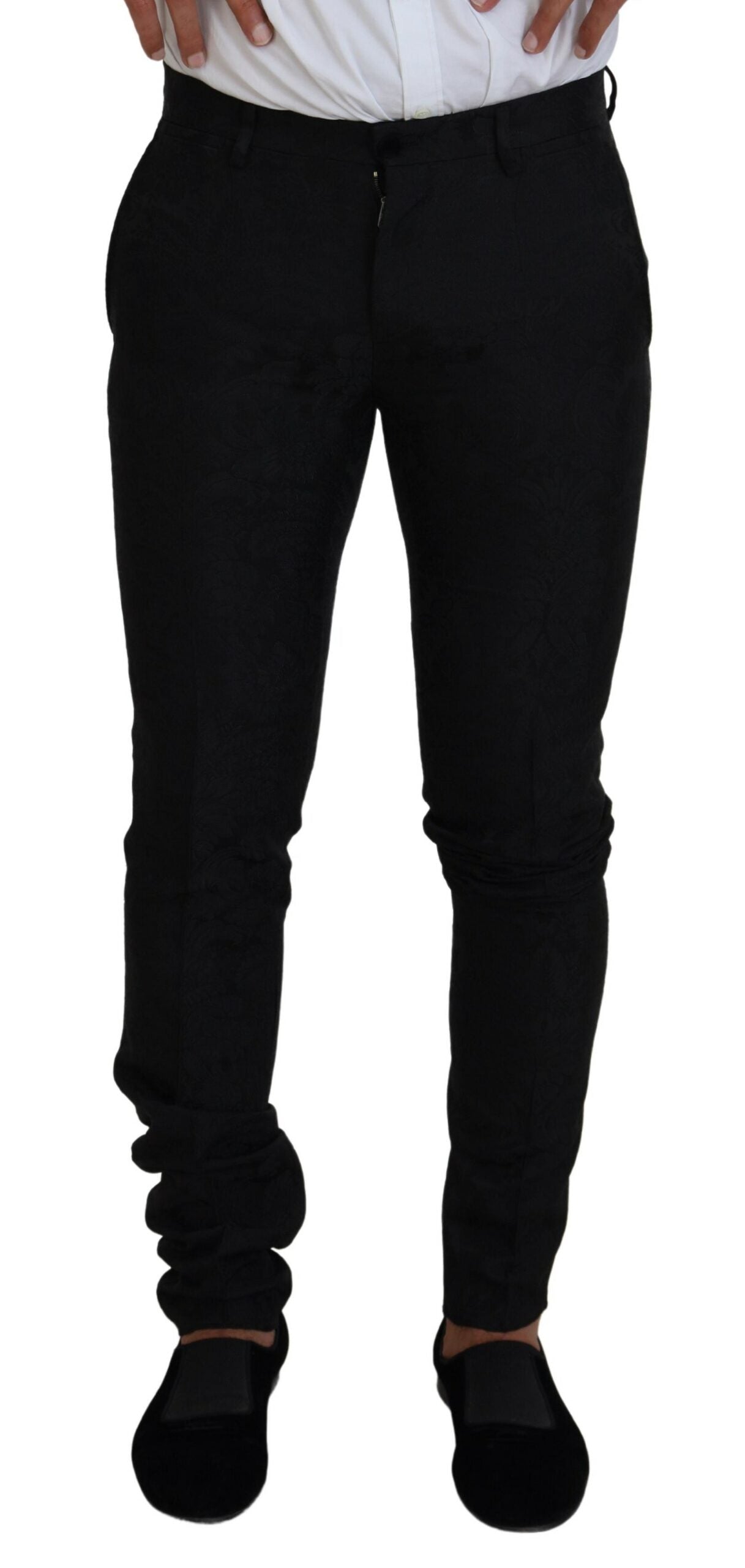 Dolce & Gabbana Black Polyester Men 2 Piece MARTINI Suit -   -  Dolce & Gabbana.