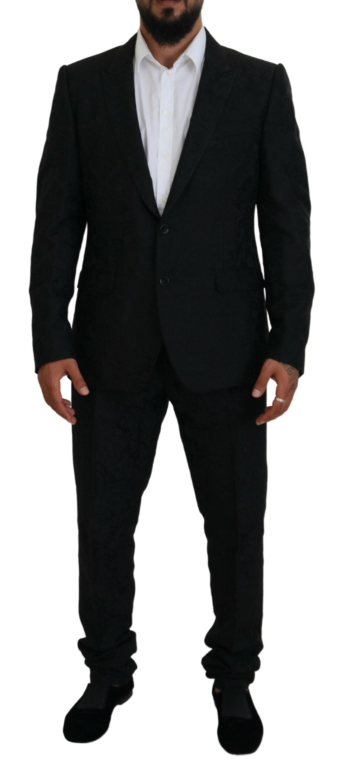 Dolce & Gabbana Black Single Breasted 2 Piece MARTINI Suit -   -  Dolce & Gabbana.