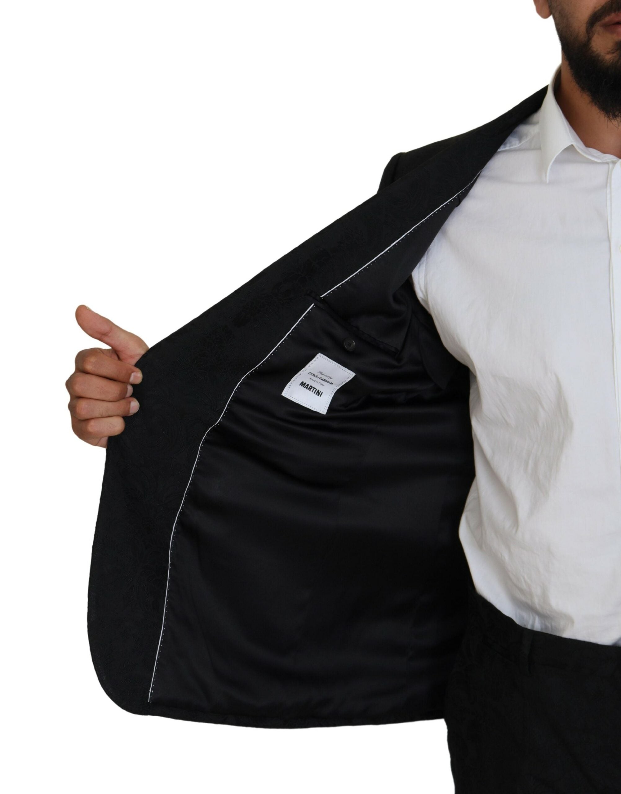 Dolce & Gabbana Black Single Breasted 2 Piece MARTINI Suit -   -  Dolce & Gabbana.